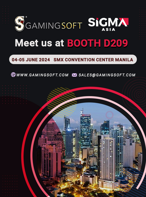 Sigma Asia 2024 Meet us at Booth D209 mobile Banner - GamingSoft