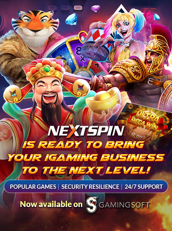 NEXTSPIN is ready to bring your igaming business to next level mobile Banner - GamingSoft