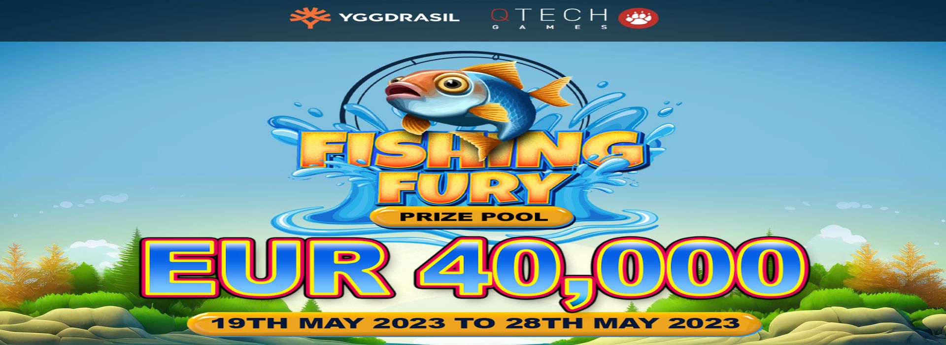 Time to reel in some wins!  Yggdrasil invites you to join the fun and exciting network tournament “Fishing Fury!”