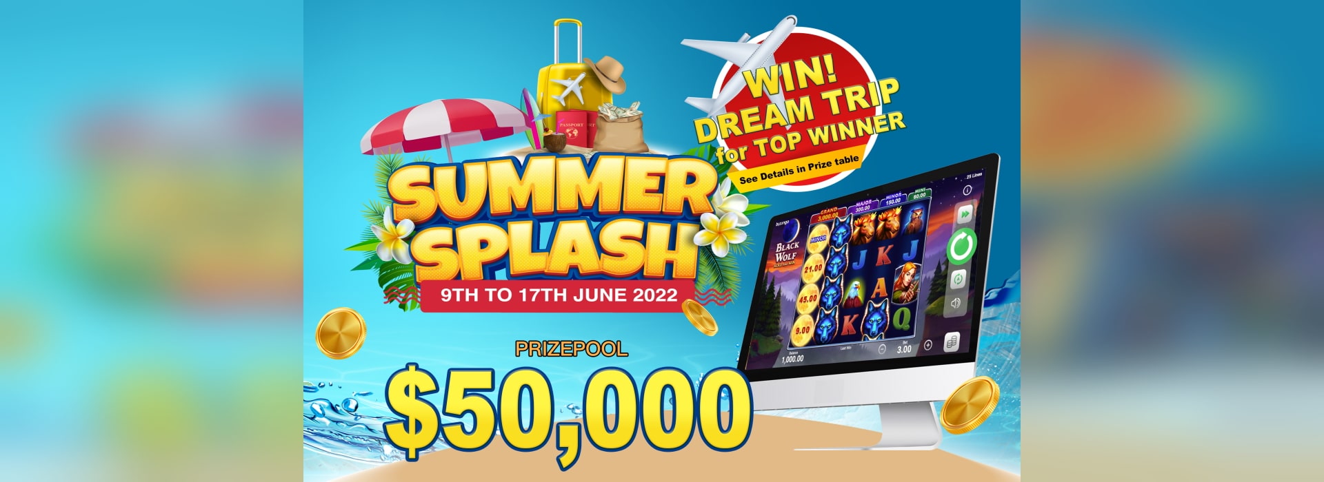 Yggdrasil "Summer Splash!" Network Tournament