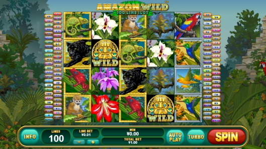 Amazon Wild is a Jungle Themed Slot Game Provided by the Vendor Partner Playtech - GamingSoft