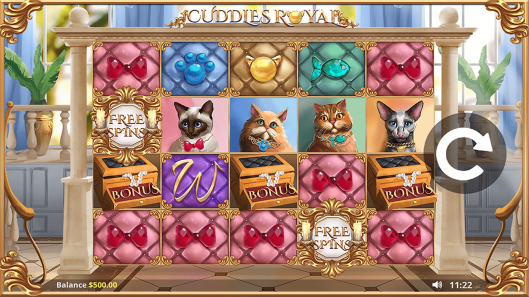 Cuddles Royal is a Slots Game Provided by the Vendor Partner Lady Luck Games - GamingSoft