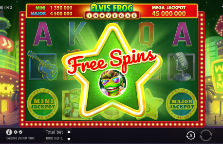 Elvis Frog in Vegas is a Slots Game Provided by the Vendor Partner BGaming - GamingSoft