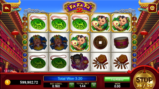 Fa Fa Fa 2 is a Slot Game Provided by the Vendor Partner Funky Games - GamingSoft