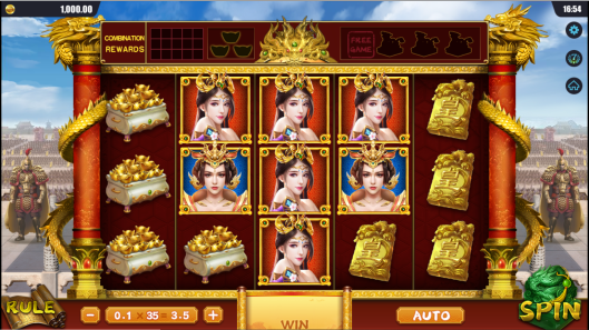 IM King is a Chinese Ancient Emperor Themed Slot Game Provided by the Vendor Partner DreamTech - GamingSoft