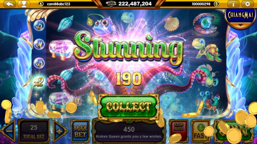 Kraken Queen is a Slot Game Provided by the Vendor Partner Live22 - GamingSoft