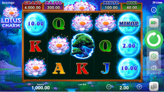 蓮花奇緣 - 超百搭集鴻運 是一款老虎機遊戲由合作夥伴 Booongo 所提供 - 樂遊國際GamingSoft