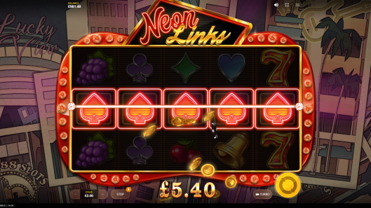 Neon Links is a Slot Game Provided by the Vendor Partner Red Tiger - GamingSoft