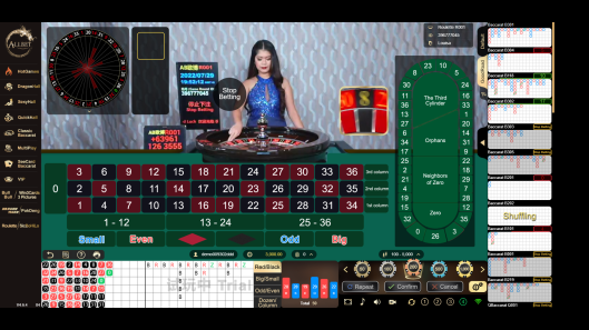 Roulette is a Live Casino Game Provided by the Vendor Partner Allbet - GamingSoft