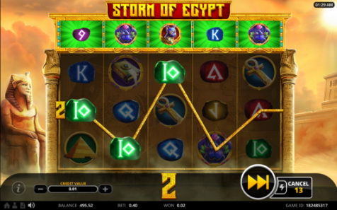 Storm of Egypt is a Slot Game Provided by the Vendor Partner Top Trend Gaming - GamingSoft