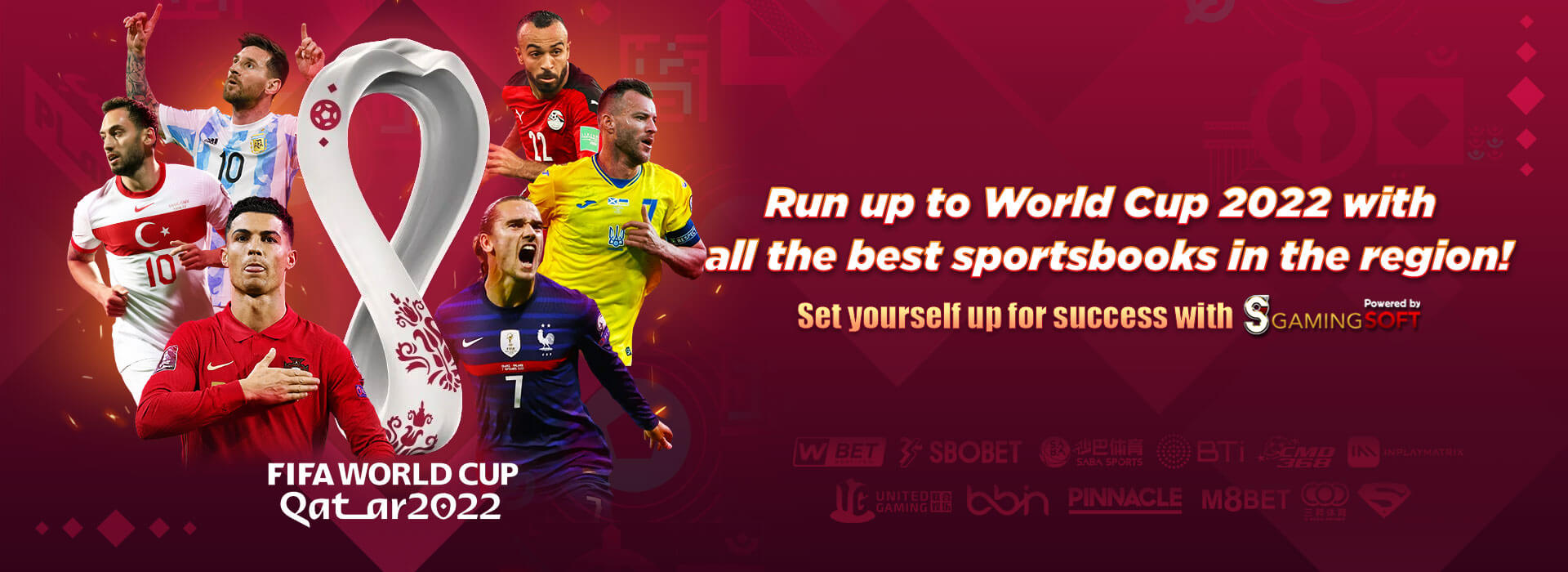 Run up to World Cup 2022 with all the best sportsbooks in the region Web Banner - GamingSoft