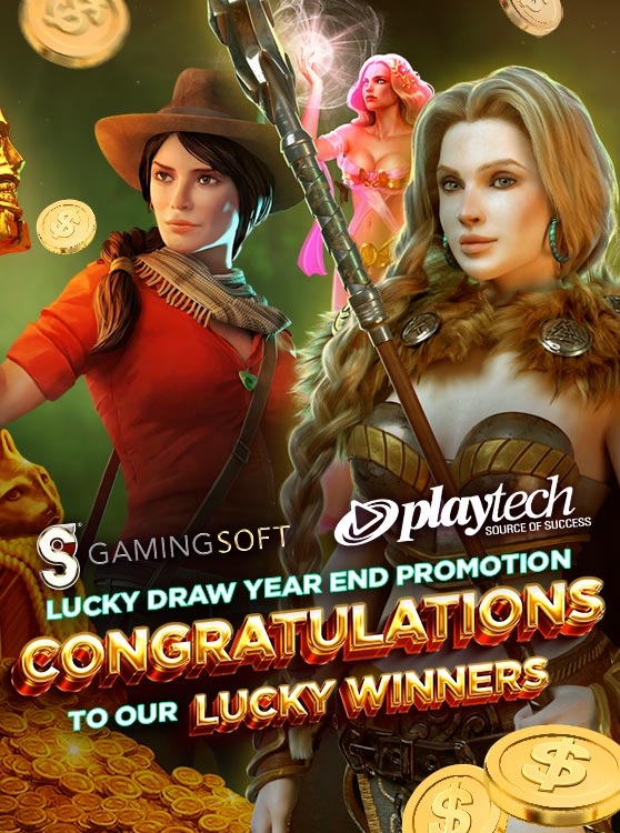 Congratulations! “GamingSoft - Playtech Lucky Draw Year End Promotion” Draw 3 Winner Announcement 