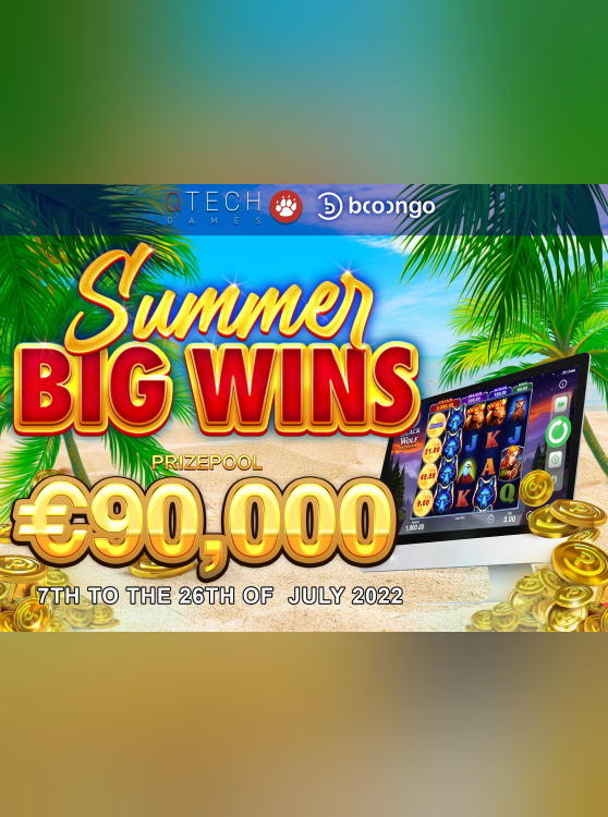 Booongo “Summer Big Wins” Network Tournament