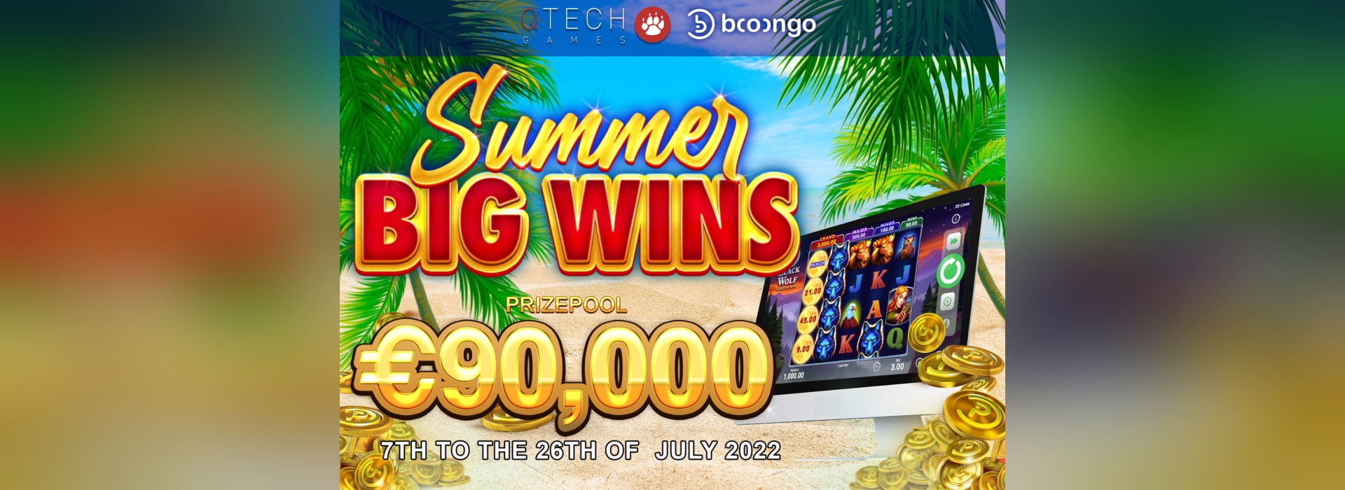 Booongo “Summer Big Wins” Network Tournament