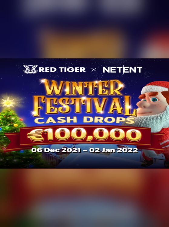 Red Tiger & Netent Winter Festival Cash Drops
