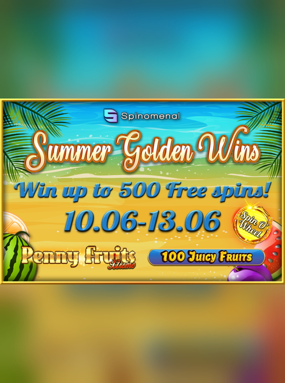 Spinomenal Summer Golden Wins