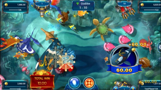 Fishing God is a Type of Casino Fishing Game Provided by our Vendor Partner Spadegaming - GamingSoft