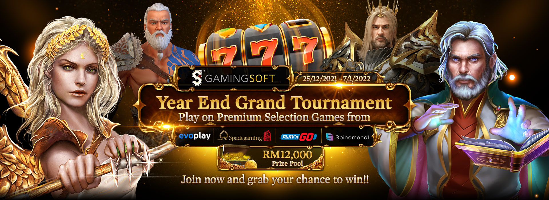 2021 Year End Grand Tournament Web Banner - Gamingsoft
